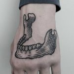Mandible tattoo by Andrei Svetov
