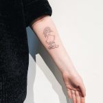 Marble Medusa tattoo by Kelli Kikcio