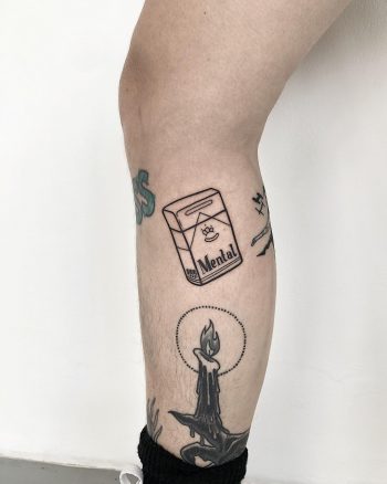 Marlboro tattoo by Sasha But Maybe