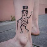 Mister Peanut tattoo
