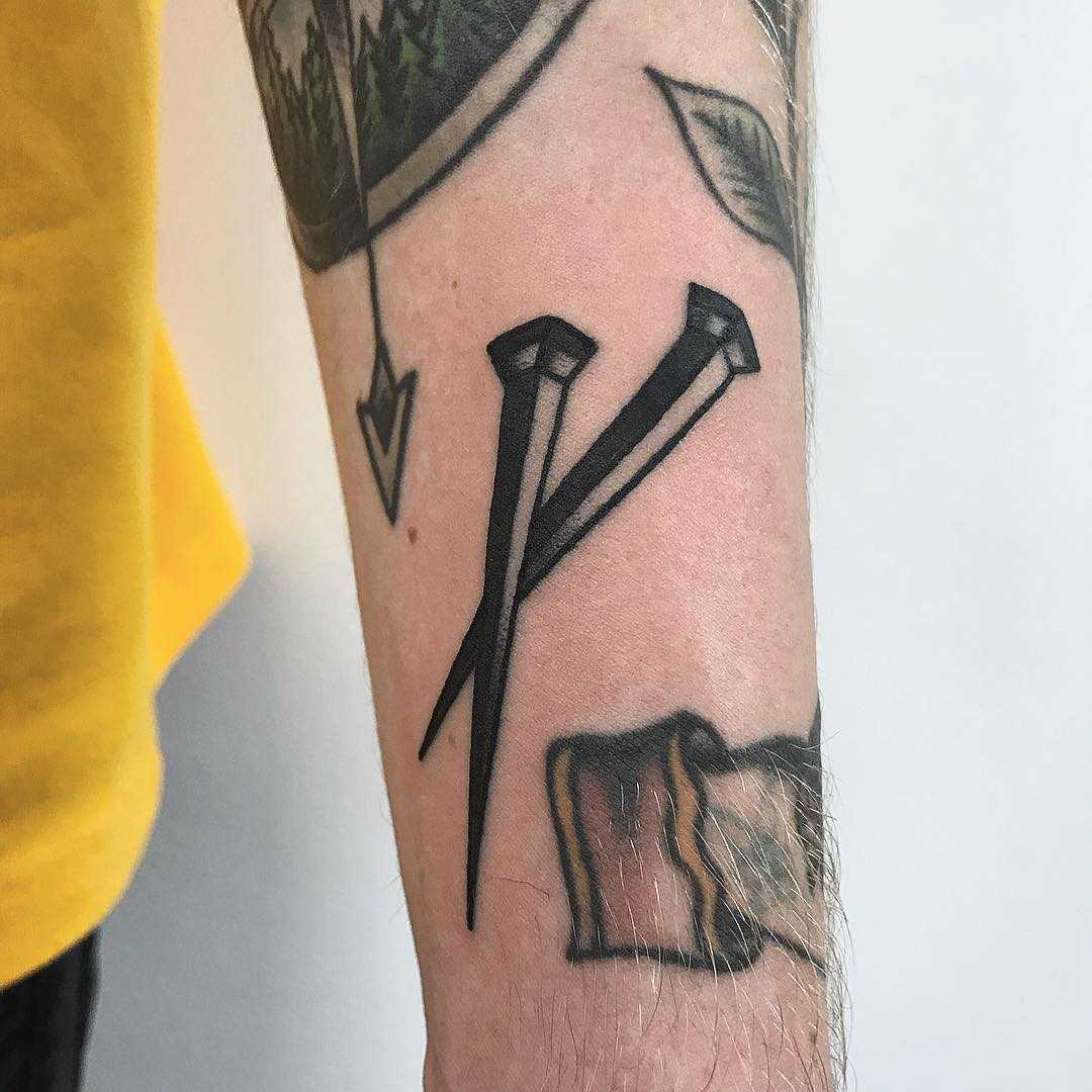 Nails tattoo by Łukasz Krupiński