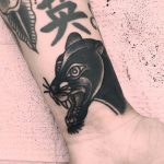 Panther tattoo by Jen Wong