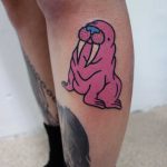 Pink seal tattoo