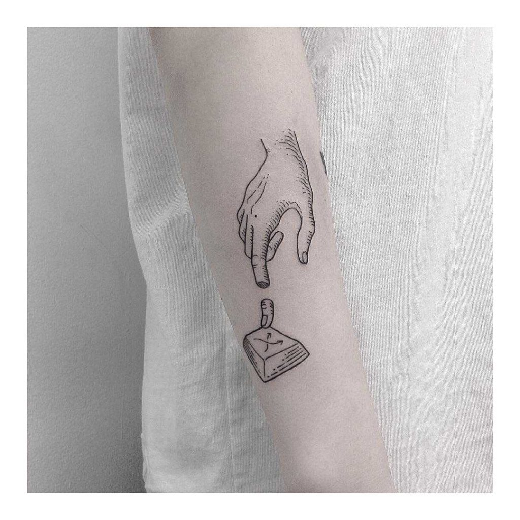 Custom Hand Poked Tattoo Tattoogrid Net