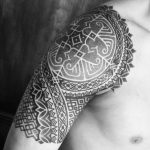 Sacandinavian style tattoo by Peter Madsen