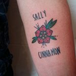 Sally cinnamon tattoo by Lara Simonetta