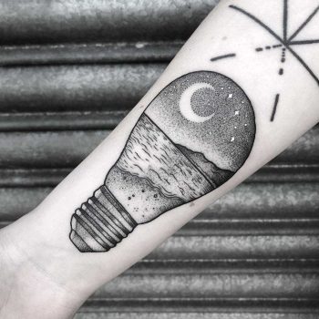 Seaside scene by Lozzy Bones Tattoo