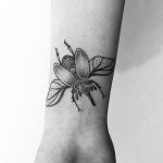 Sickle beetle tattoo