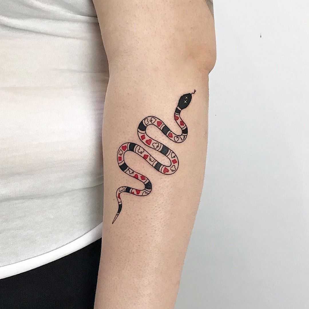 Snake tattoo by Sasha But.maybe