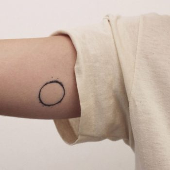 Solar eclipse of tiny dots by Stanislava Pinchuk