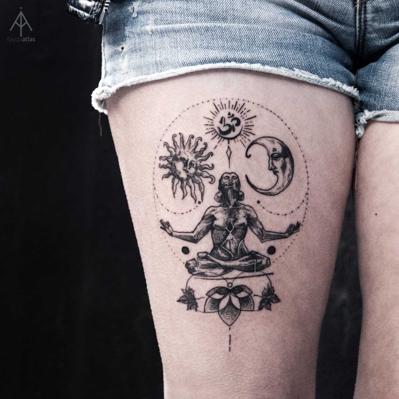Spiritual tattoo by Ilayda Atlas