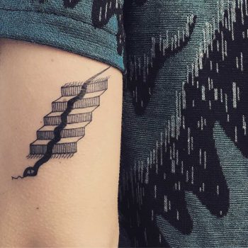 Stairs tattoo by Agataris