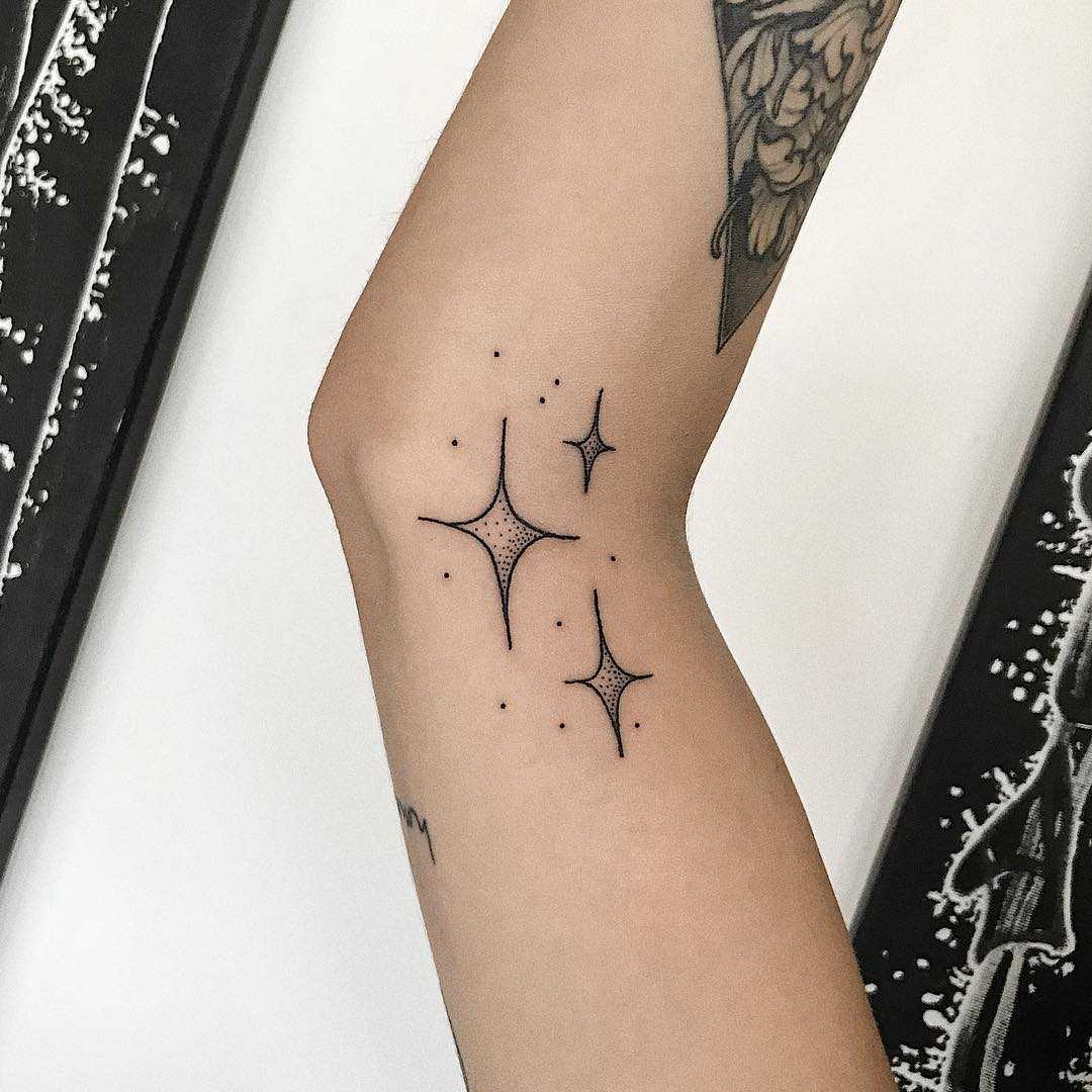 Stars tattoo by Sasha But.maybe