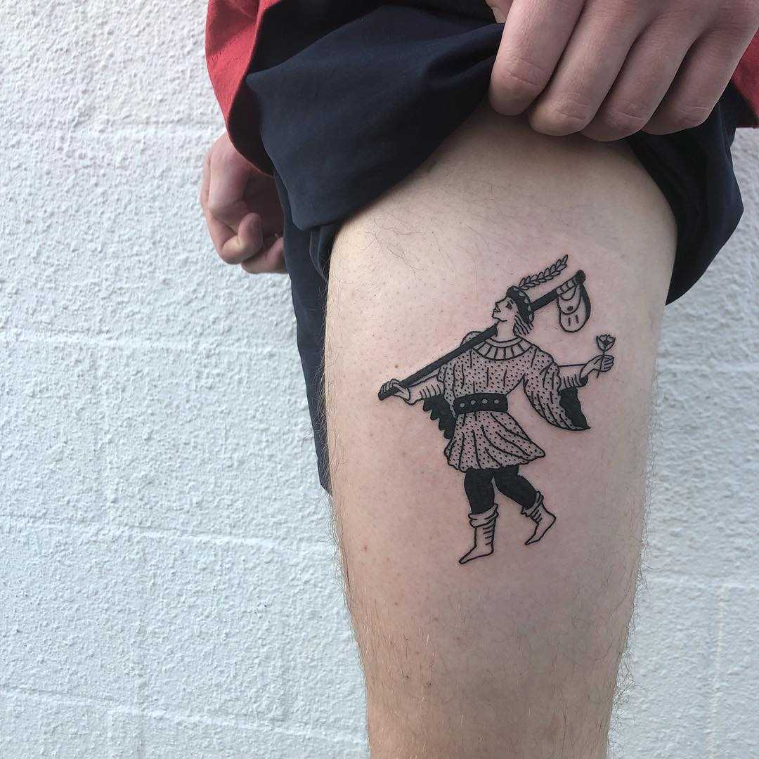 The fool tattoo by yeahdope
