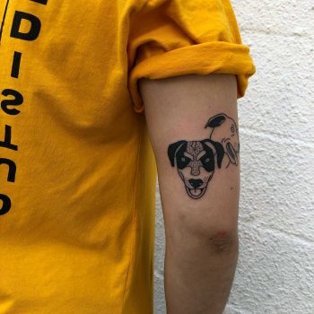Two puppies by tattooist yeahdope