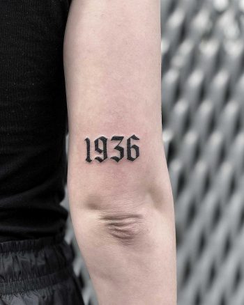 1936 tattoo by Loz McLean