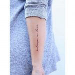 Believe in love tattoo by artist Zaya