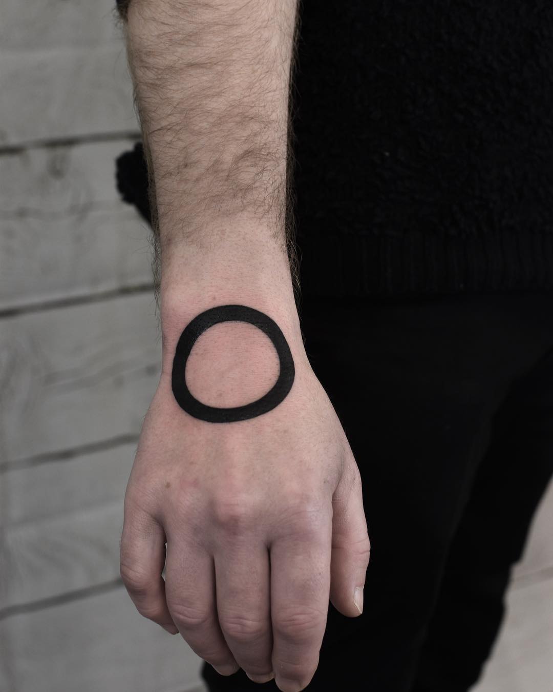 Black Circle Tattoo By Wagner Basei Tattoogrid