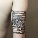 Bold mountains by tattooist Spence @zz tattoo