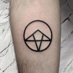 Broken Pentagram tattoo by Kevin Jenkins