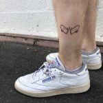 Broken skateboard tattoo by artist yeahdope