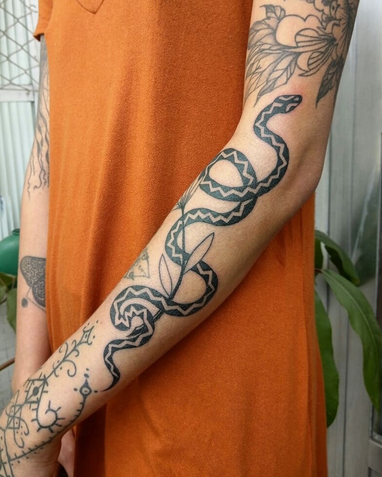 Cobra tattoo by artist Meritattoon