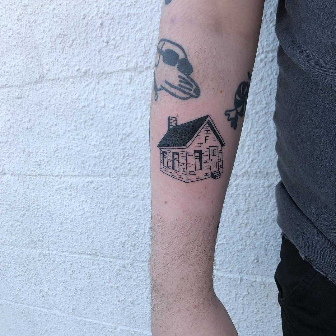 Cottage tattoo by artist yeahdope