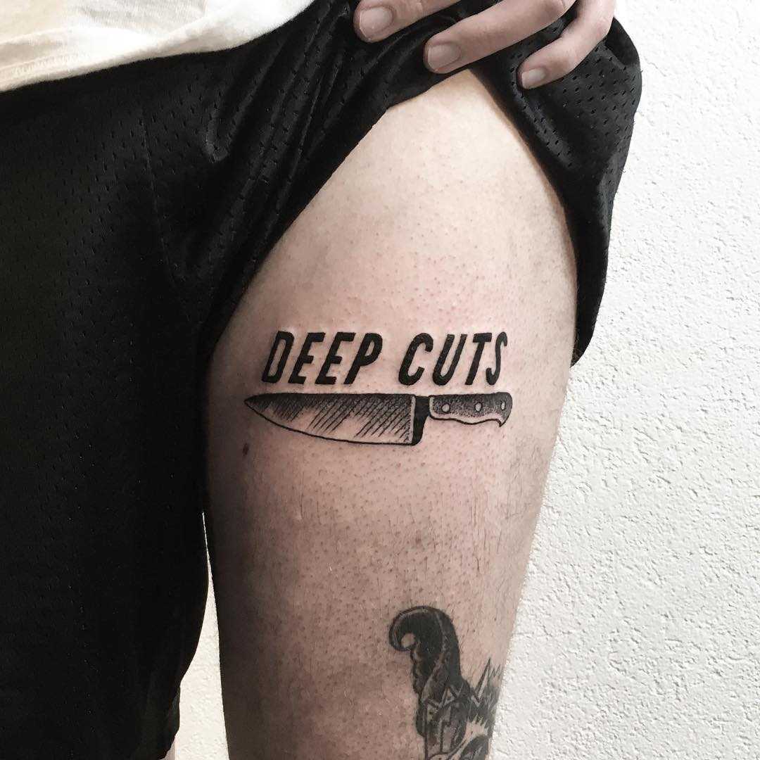 Deep cuts tattoo by Julim Rosa