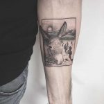 Donkey tattoo by tattooist Spence @zz tattoo