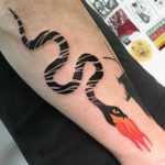 Dragon snake tattoo by Agata Agataris
