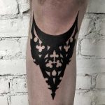 Gothic crest tattoo by Kevin Jenkins