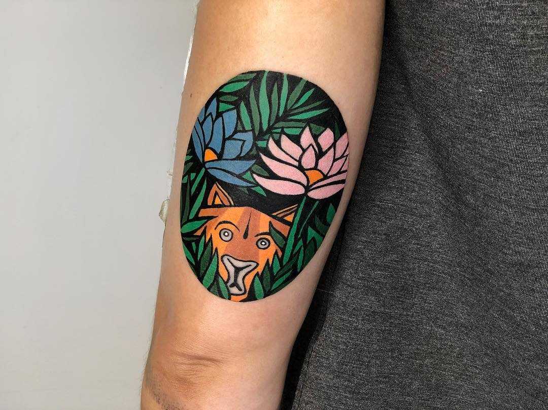 Henri Rousseau’s painting tattoo by Eugene Dusty Past