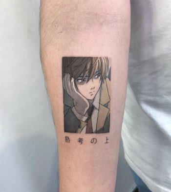 Kira from Deathnote ️tattoo by Eden Kozo