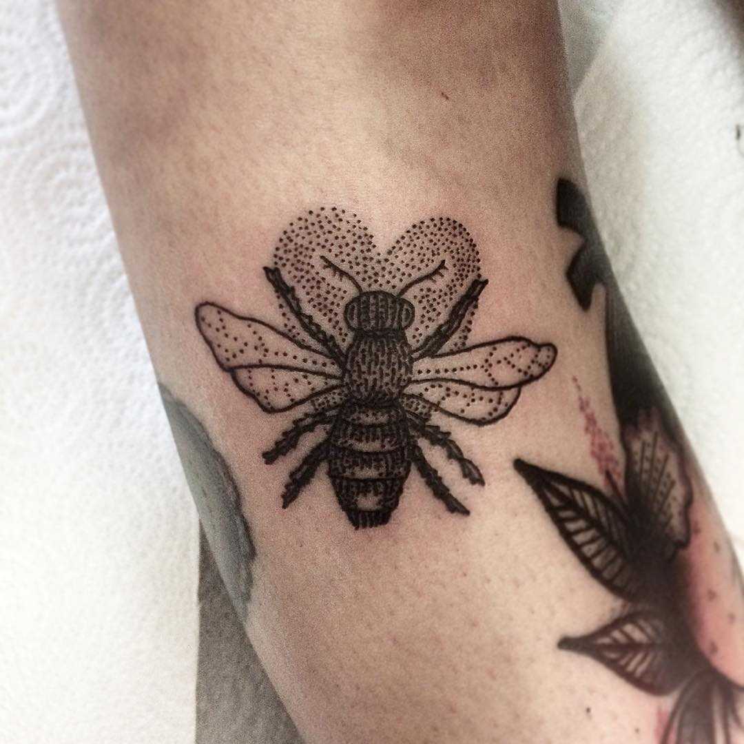 Little buzzer tattoo by Deborah Pow