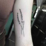 Little lavender tattoo by Kirk Budden