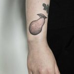 Little pear tattoo by tattooist Spence @zz tattoo