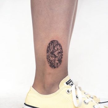 Lovely floral piece by anton1otattoo