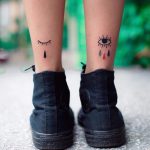 Matching eye tattoos by Dżudi Bazgrole