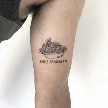 Moms spaghetti tattoo by Sasha But.maybe