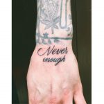 Never enough tattoo by tattooist Zaya