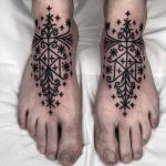 Pattern tattoos by Tine DeFiore