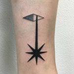 Pole Star tattoo by Agata Agataris