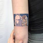 Princess Mononoke tattoo by Eden Kozo