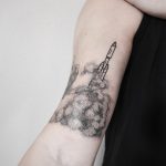 Rocket tattoo by Ann Gilberg