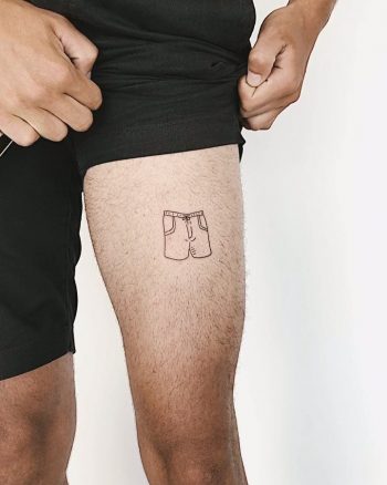 Shorts tattoo by Sasha But.maybe