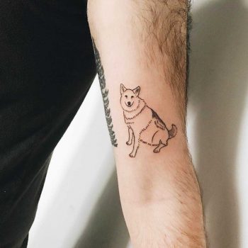 Sweet puppy tattoo by Kelli Kikcio