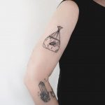 Transportable fish tattoo by Ann Gilberg