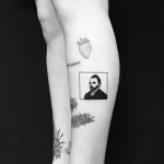 Van Gogh's portrait tattoo by Chinatown Stropky