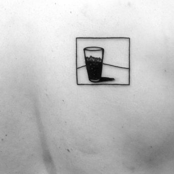 A glass of beer tattoo by Chinatown Stropky