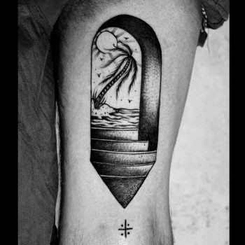 A stairway to paradise by Hand Job Tattoo